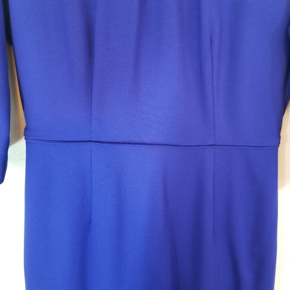 TRINA TURK PURPLE  DRESS 3/4 SLEEVE SIZE 8 - Picture 3 of 6